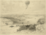Balloon reconnaissance on banks of James River