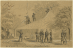 Gen. McClellan reconnoitring at Mechanicsville