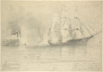 Capture of the U.S. blockading ship Morning Light off Sabine Pass, Jan. 21, 1863, by rebel copper clad boat Uncle Ben