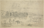 Retreat of Gen. Lee's army, July 13th, 1863, crossing the Potomac above Williamsport, Md.
