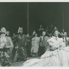 Yul Brynner (The King) and Gertrude Lawrence (Anna Leonowens) and cast in The King and I