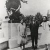 Langston Hughes at Tuskegee Institute with Jessie Fauset (left) and Zora Neale Hurston
