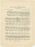 The wood nymph's song