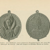Abb. 1. Vorder= und Rückseite einer goldenen Zeigesmedaille mit dem Vildnis der Königin Elizabeth.