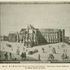 Abb. 90. Westminster=Abtei im XVII Jahrhundert. [Westminster Abbey in the 17th century.]