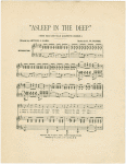Asleep in the deep