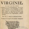 Relation historique de la Virginie