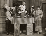 Helen Golden, Janet Fox, Philip Van Zandt, Peggy Craven (?) and Muriel Campbell in a scene from Having a Wonderful Time