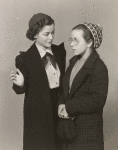 Francesca Brunning and Helen Golden (?) in a scene from Escape This Night.