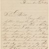Babcock, W. E., ALS to WW. Dec. 25, 1864. 	
