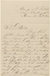 Babcock, W. E., ALS to WW. Dec. 25, 1864. 	