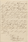 Babcock, W. E., ALS to WW. Dec. 25, 1864. 	