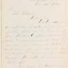 Smith, Aaron, ALS to WW. May 14, 1864. 	