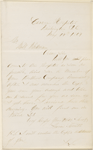 Smith, Aaron, ALS to WW. May 14, 1864. 	