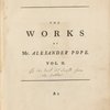 Works of Mr. Alexander Pope ... 