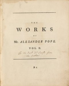 Works of Mr. Alexander Pope ...