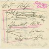 Notes and sketch for a graph of Johannes Brahms, Rhapsodie, Op. 79, No. 1, B Minor