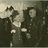 Woman with service men