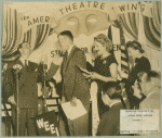 Opening night radio broadcast at Stage Door Canteen (Boston)