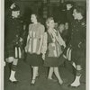 Hoot mon and what not: Reginald Brearlay and Morris Caya of the Cameron Highlanders do a bit of a fling which excites the admiration and adoration of Gloria Matthews and Davvy Davenport, hostesses at New York's famous American Theatre Wing Stage Door Canteen.