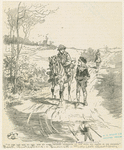 Up the lad has to get, and my lord trudges alongside of him with his hands in his pockets."