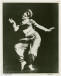 Indrani executing a dance in the Orissi style