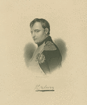Napoleon I, after painting by Paul Delaroche, ca. 1807.
