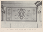 Mural painting of entrance hall of No. 27 W. 51st Street, New York, by Frederic Crowninshield.