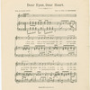 Dear eyes, dear heart