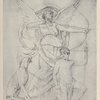 "Chase" Cartoon for decoration in the Waldorf-Astoria, by Frederic Crowninshield