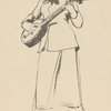 Figure Study, by Frederic Crowninshield [Woman playing the banjo]