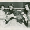 Celeste Holm (Anna Leonowens replacement) backstage at The King and I signing autographs
