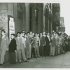 Young men waiting to audition for The King and I
