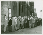 Young men waiting to audition for The King and I