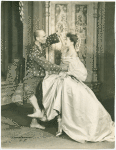 Yul Brynner and Gertrude Lawrence in the stage production The King and I