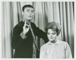 Manolo Fabregas (The King) and Eileen Brennan (Anna Leonowens) in the 1963 revival of The King and I