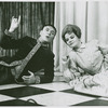 Manolo Fabregas (The King) and Eileen Brennan (Anna Leonowens) in the 1963 revival of The King and I