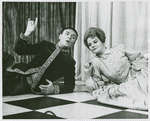 Manolo Fabregas (The King) and Eileen Brennan (Anna Leonowens) in the 1963 revival of The King and I
