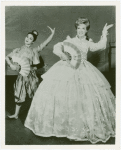 Publicity photograph of Takako Asakawa and Risë Stevens (Anna Leonowens) in the 1964 revival of The King and I