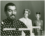 Michael Kermoyan (The King), Constance Towers (Anna Leonowens) and Anita Darian (Lady Thiang) in the 1968 revival of The King and I