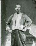 Michael Kermoyan (The King) in the 1968 revival of The King and I