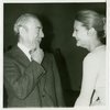 Richard Rodgers (music) and Constance Towers (Anna Leonowens) in rehearsal for the 1977 revival of The King and I