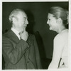 Richard Rodgers (music) and Constance Towers (Anna Leonowens) in rehearsal for the 1977 revival of The King and I