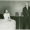 Constance Towers (Anna Leonowens) and Yul Brynner (The King) in rehearsal for the 1977 revival of The King and I
