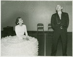 Constance Towers (Anna Leonowens) and Yul Brynner (The King) in rehearsal for the 1977 revival of The King and I