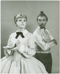 Angela Lansbury (Anna Leonowens replacement) and Michael Kermoyan (The King) in the 1977 revival of The King and I