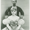 Angela Lansbury (Anna Leonowens replacement) and Michael Kermoyan (The King) in the 1977 revival of The King and I