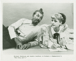 Michael Kermoyan (The King) and Angela Lansbury (Anna Leonowens replacement) in the 1977 revival of The King and I