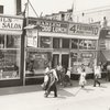 View of Harlem storefronts, 1939