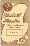 Program (Feb. 26-Mar. 3, 1951) for the pre-Broadway tryout of The King and I at the Shubert Theatre (New Haven, Conn.)
